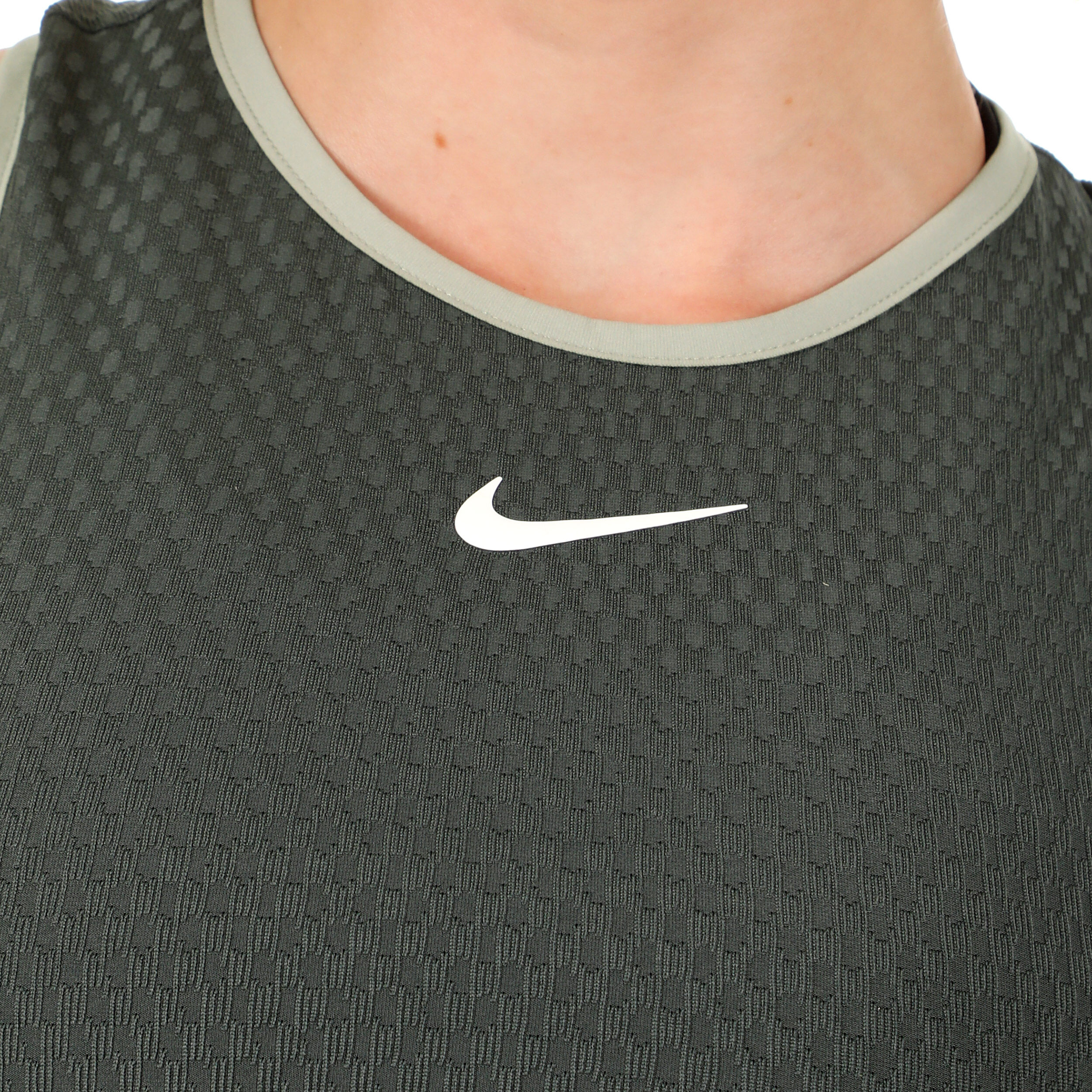 Nike Dri-Fit Court Slam Débardeur Tank Top Femmes - Vert Foncé