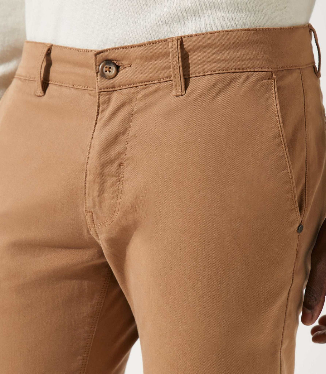 Pantalon chino camel VALOR