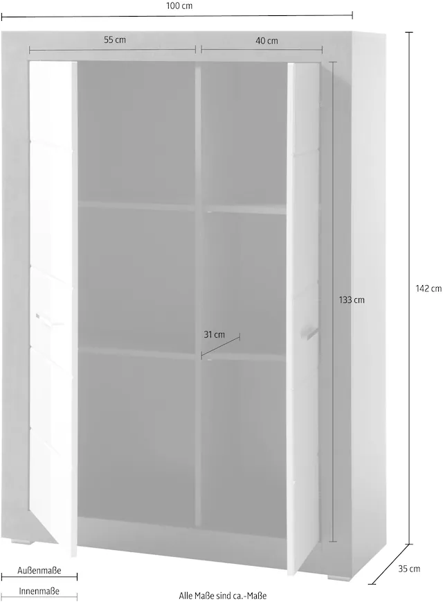 INOSIGN Mehrzweckschrank »Etero« Höhe 142 cm