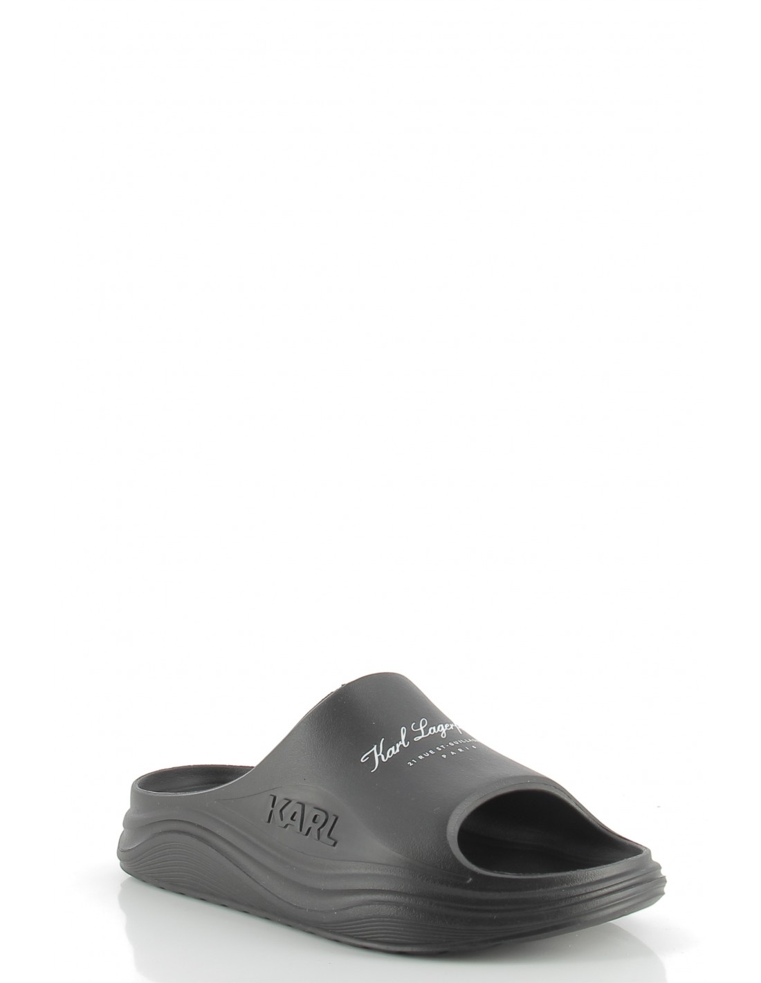 karl lagerfeld claquettes femme skoona hotel logo slide noir
