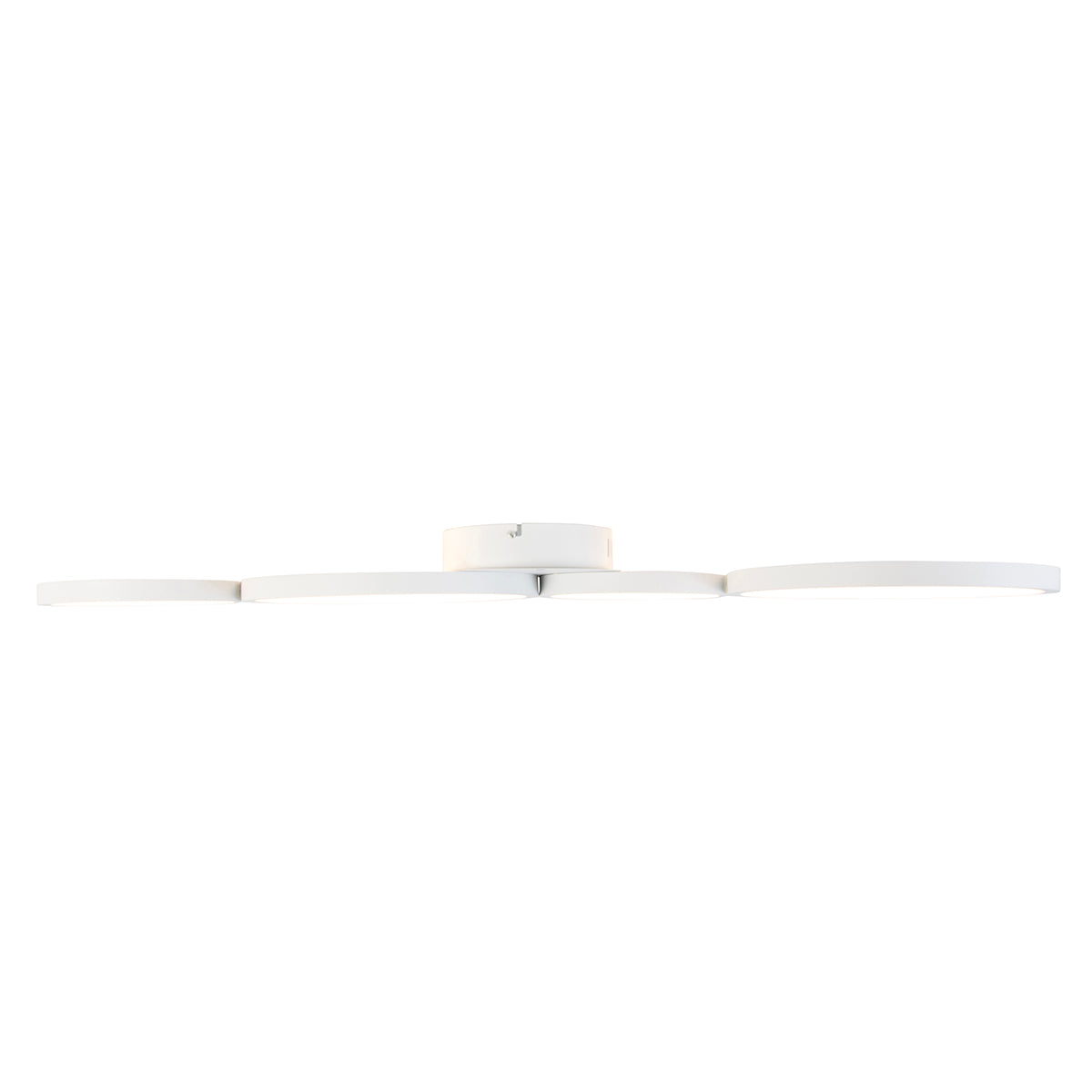 QAZQA Plafondlamp wit incl. LED 3 staps dimbaar 4-lichts - Lupolo