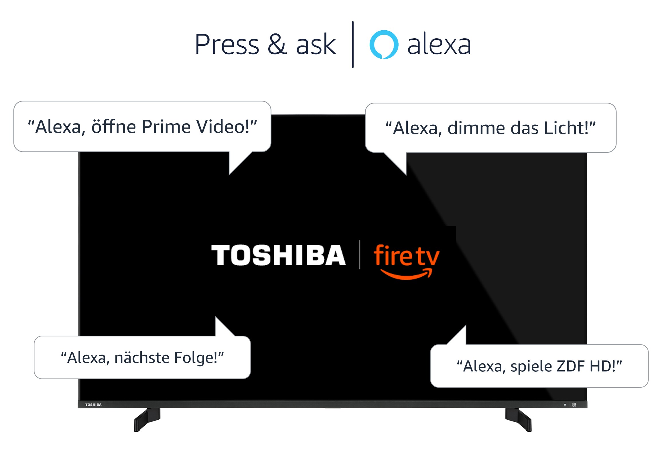 Toshiba 43QF5D63DA 43 Zoll QLED Fernseher/Fire TV