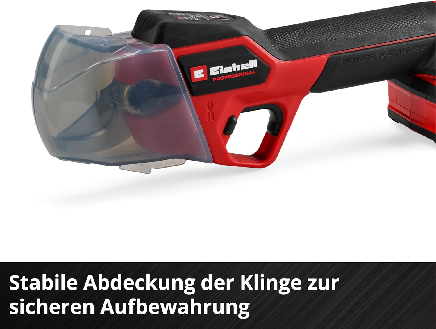 Einhell Professional Akku-Astschere GP-LS 18/28 Li BL-Solo Power X-Change (18 V, einstellbare Schnittkapazität, bis 28 mm Aststärke, Bypass-Klingen, Gürtelclip, ohne Akku)