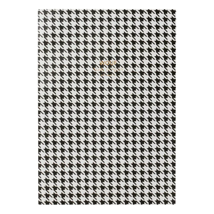Wouf Carnet A5 Celine | Noir/Blanc