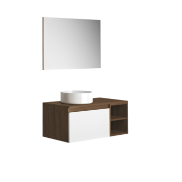 Atlantic by Allibert badmeubelset Lia 90 cm hout en wit
