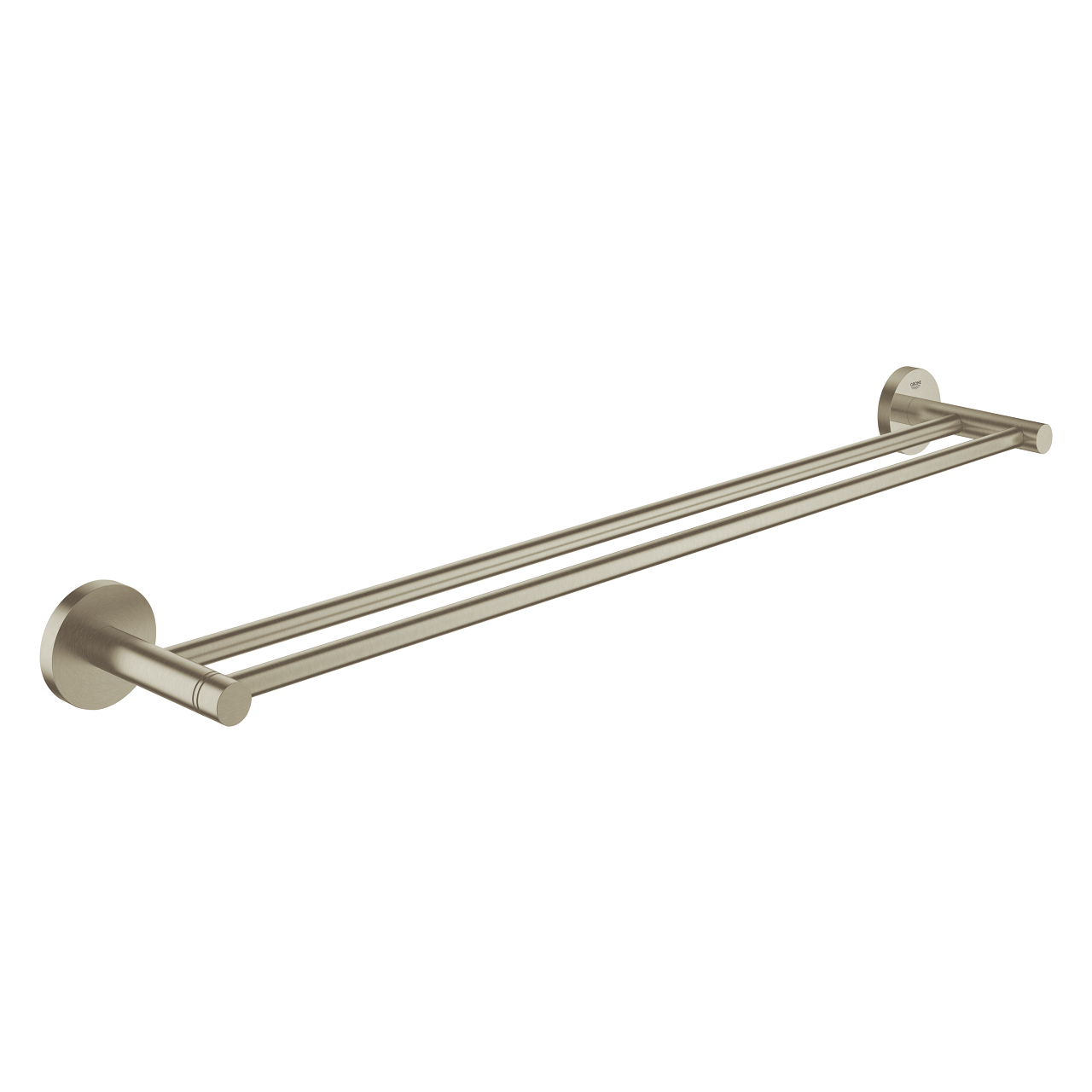 Grohe Essentials handdoekhouder dubbel 60cm brushed nikkel