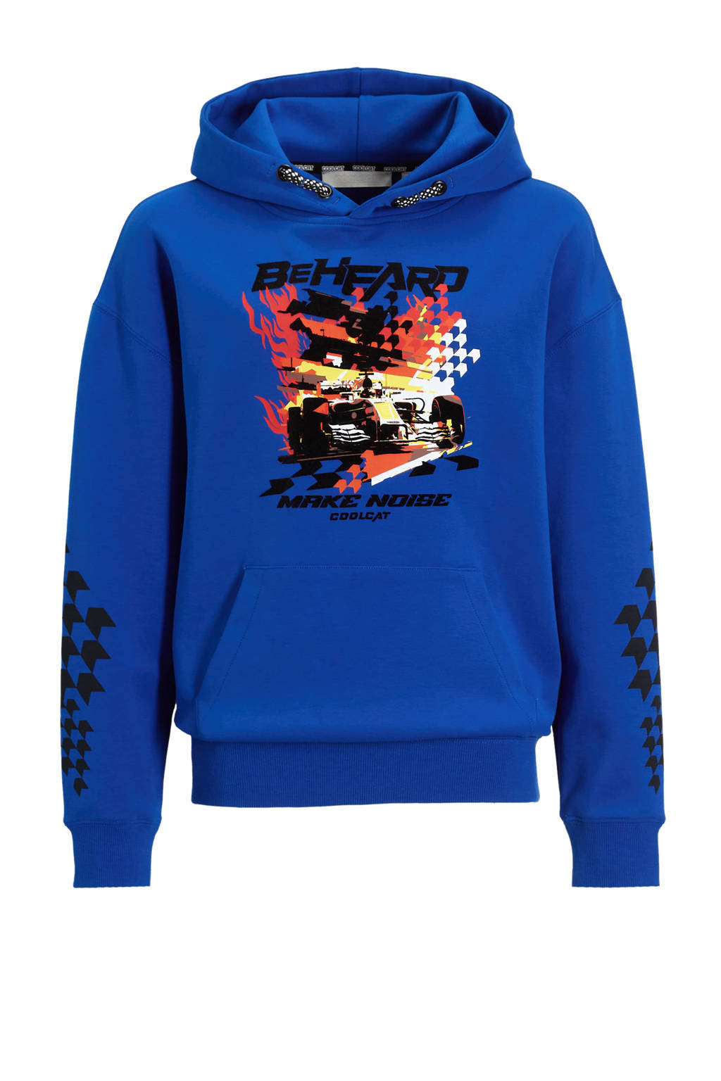 Coolcat Hoodie Nils met Formula 1 Car Print