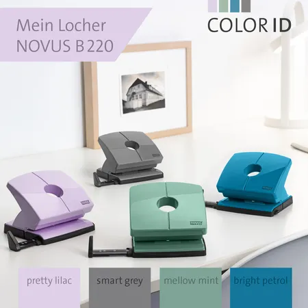 Novus Locher B 220 COLOR ID 2.0, pretty lilac