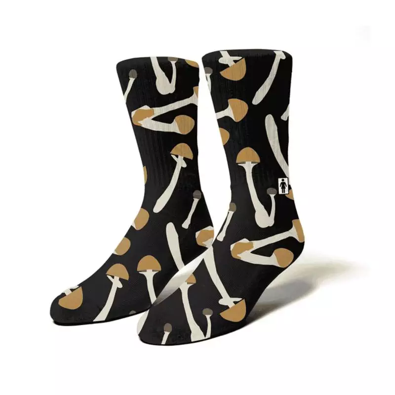 Chaussette GIRL SKATEBOARDS socks shroom black