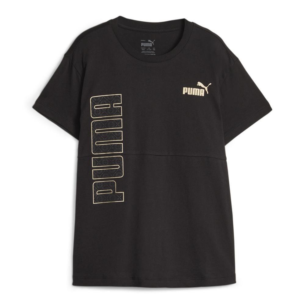 Puma T-shirt Noir Fille Puma Love
