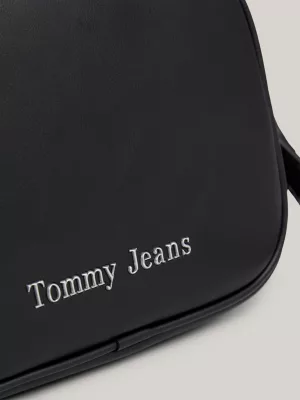 Bolsa para câmera com logotipo metálico