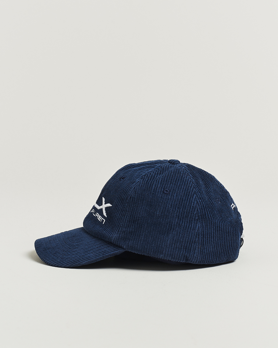 RLX Ralph Lauren Corduroy Cap Refined Navy