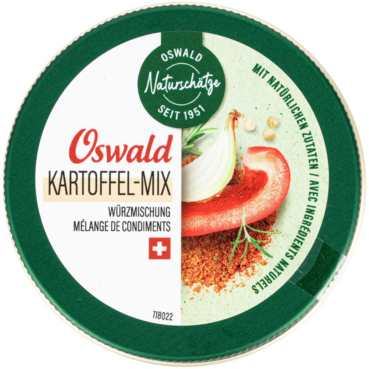 Oswald Naturschätze Würzmischung Kartoffel