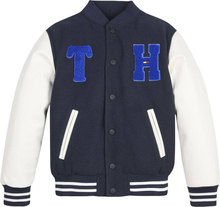 Tommy Hilfiger REVERSIBLE VARSITY BOMBER JACKET Desert sky