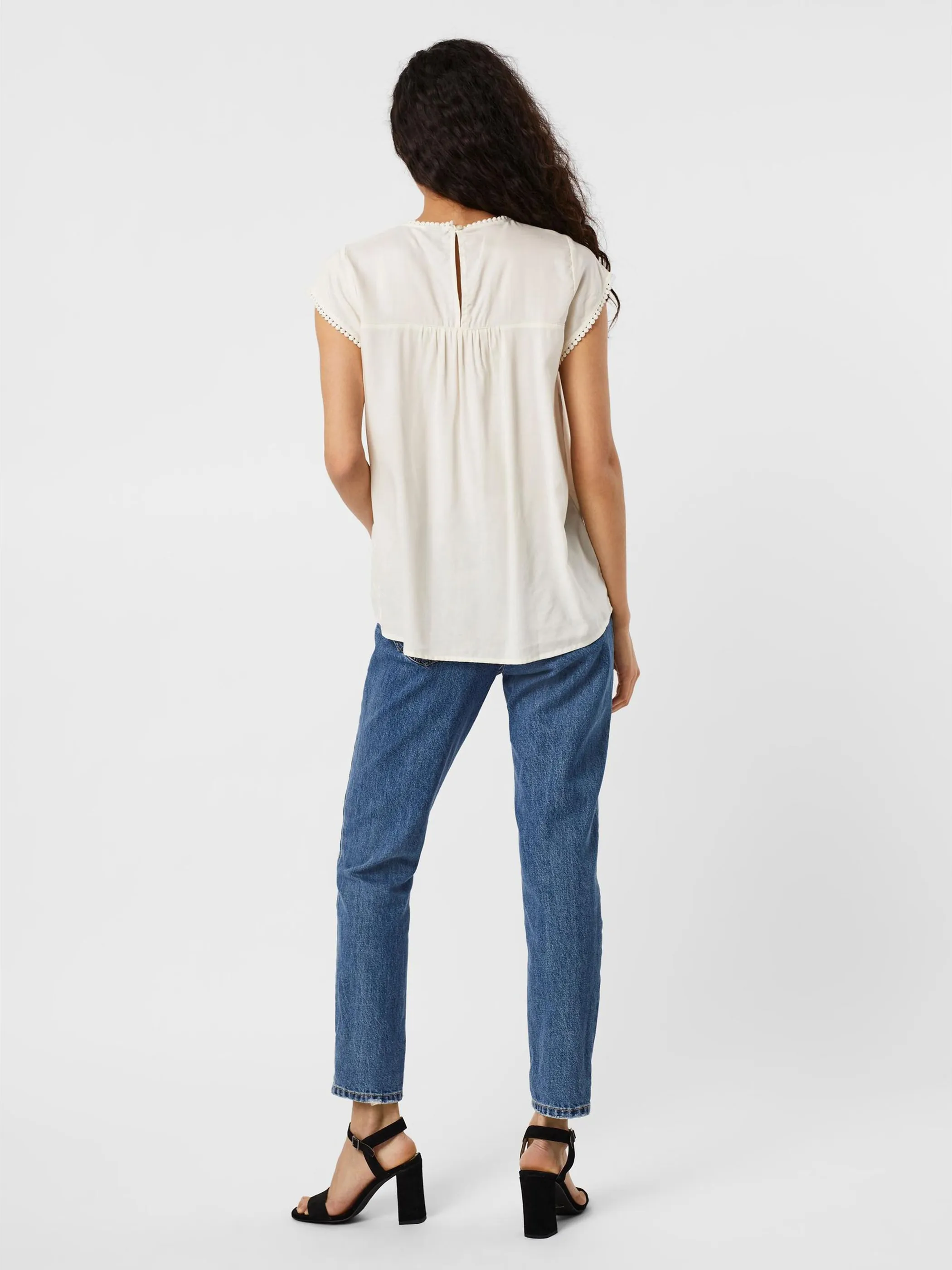 Vero Moda VMDEBBIE PLEAT S/L TO Schlupfbluse