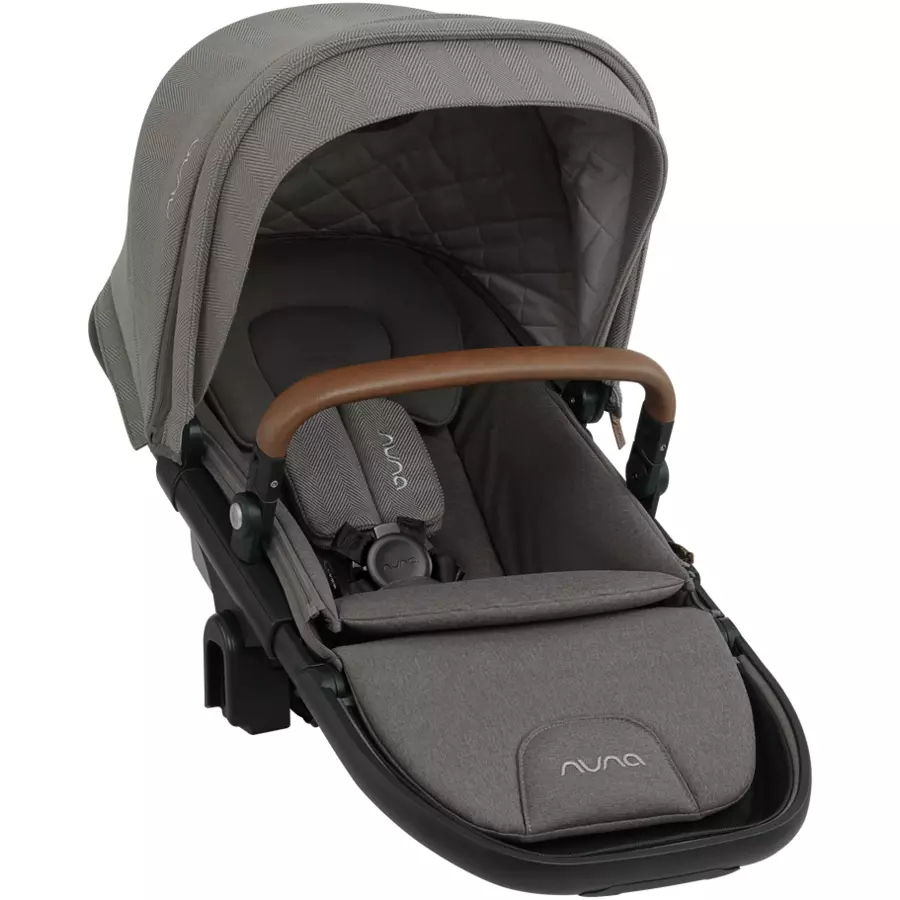 Nuna Kinderwagen DEMI™ grow Oxford inkl. Babywanne + Babyschale Pipa next Granite