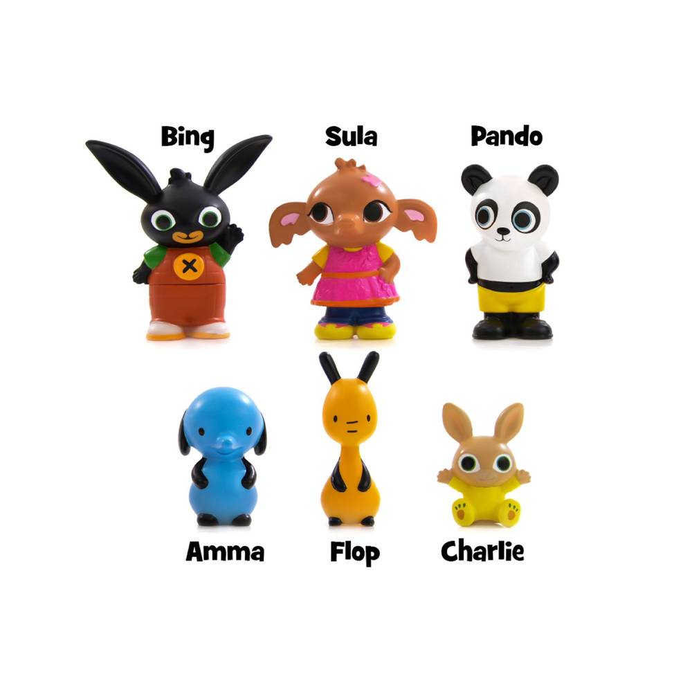 Bing koffer met 6 speelfiguurtjes
