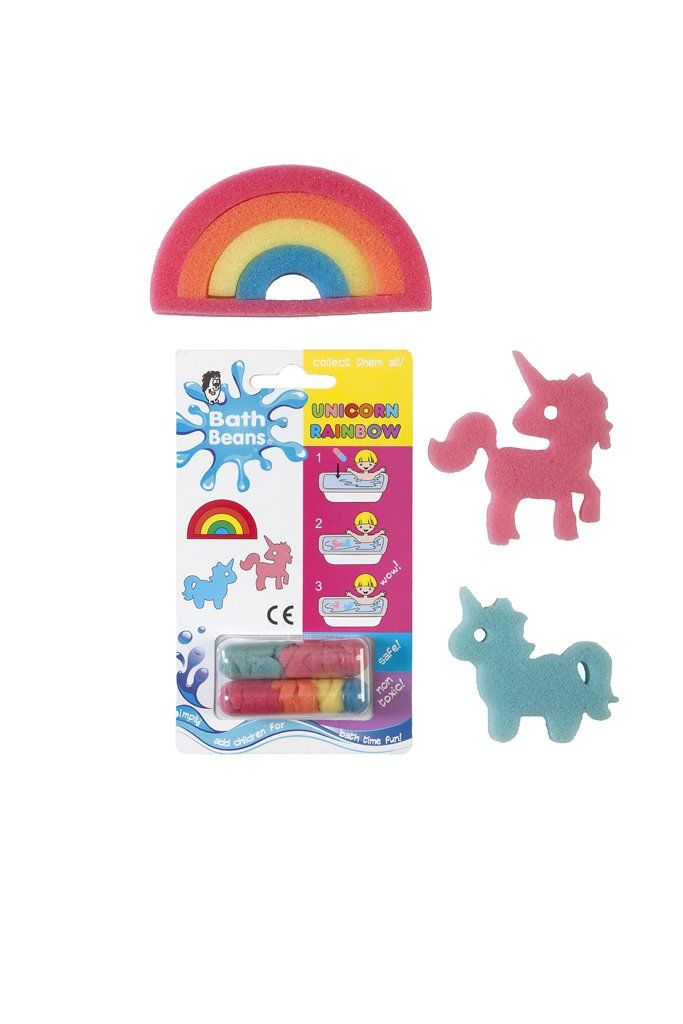 The Bean People Bath Beans Unicorn Rainbow