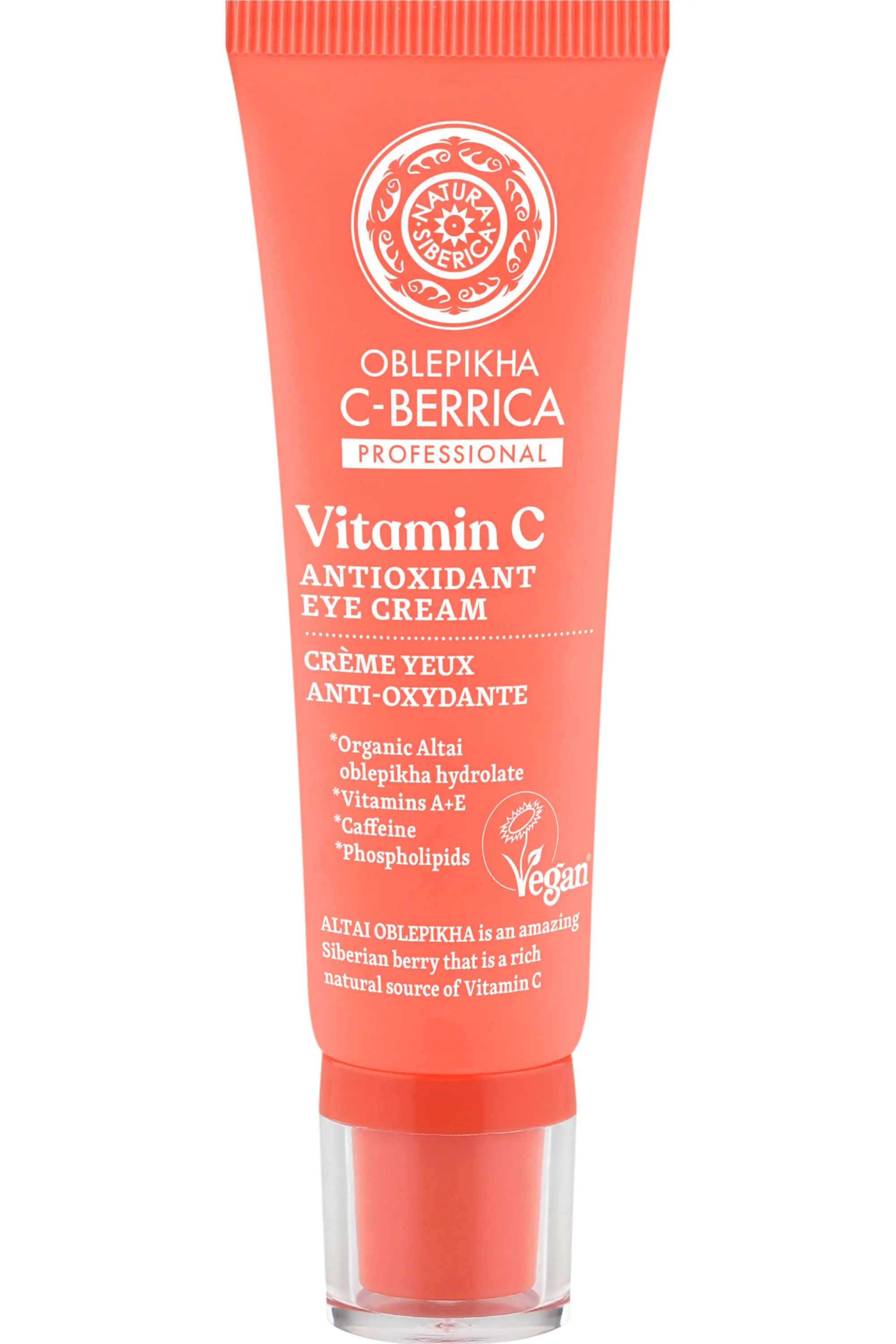 Natura Siberica Crème contour des yeux anti-oxydante à l’argousier-30 ml
