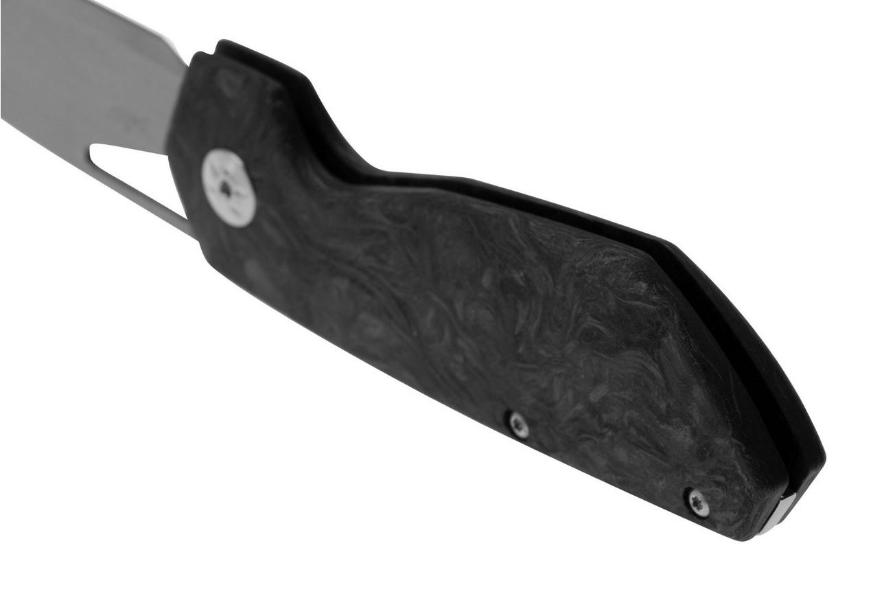 Maserin W1, 373-WTN, Tungsten, Black FatCarbon, zakmes, Atillio Morotti design