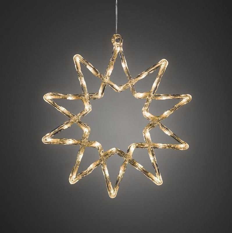 Konstsmide - Kerstster - Warm Wit - 38 cm - 40 Lampjes - Acryl