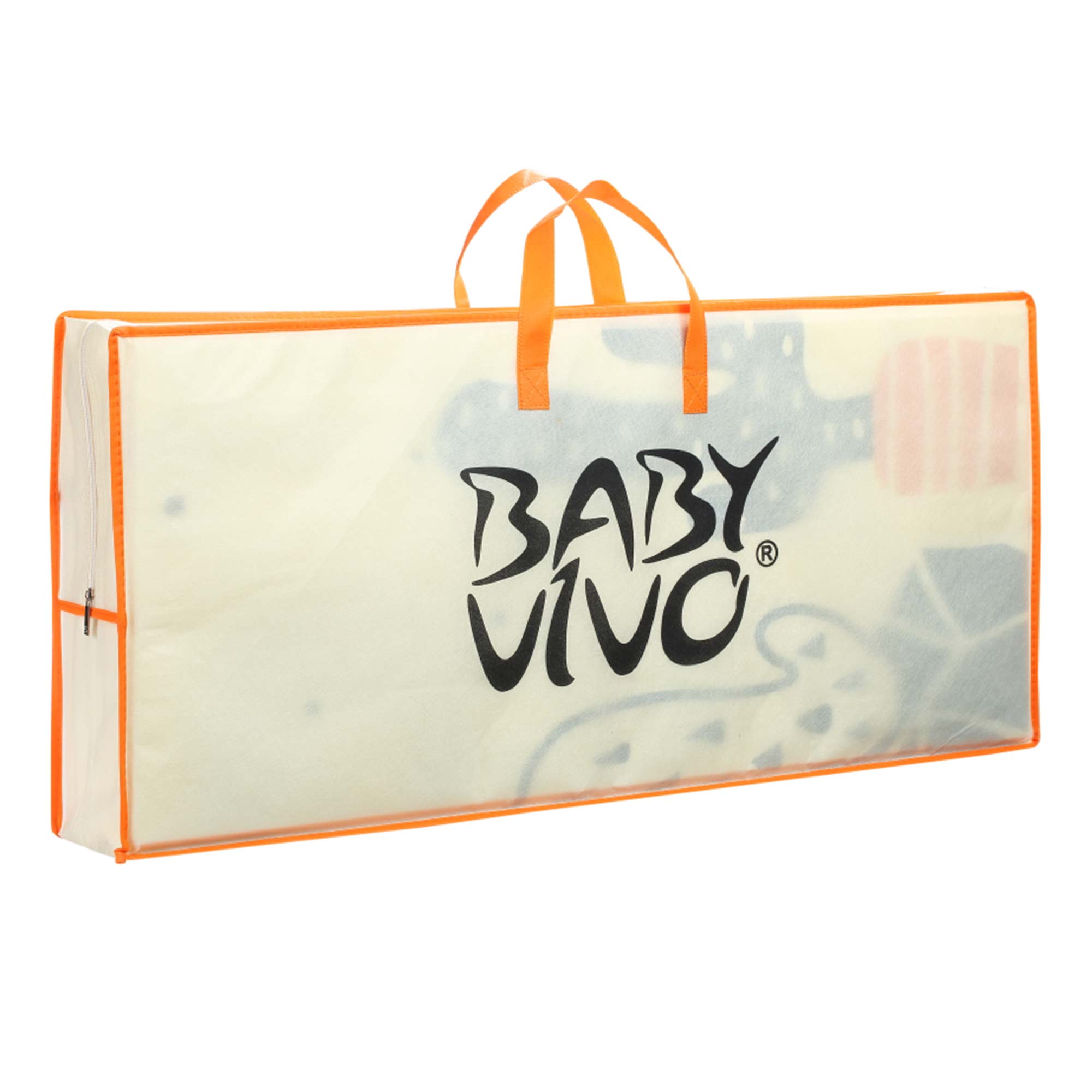 Baby Vivo Spielmatte / Spielteppich für Kinder doppelseitig mit Straße 200 x 180 cm - Kaktus
