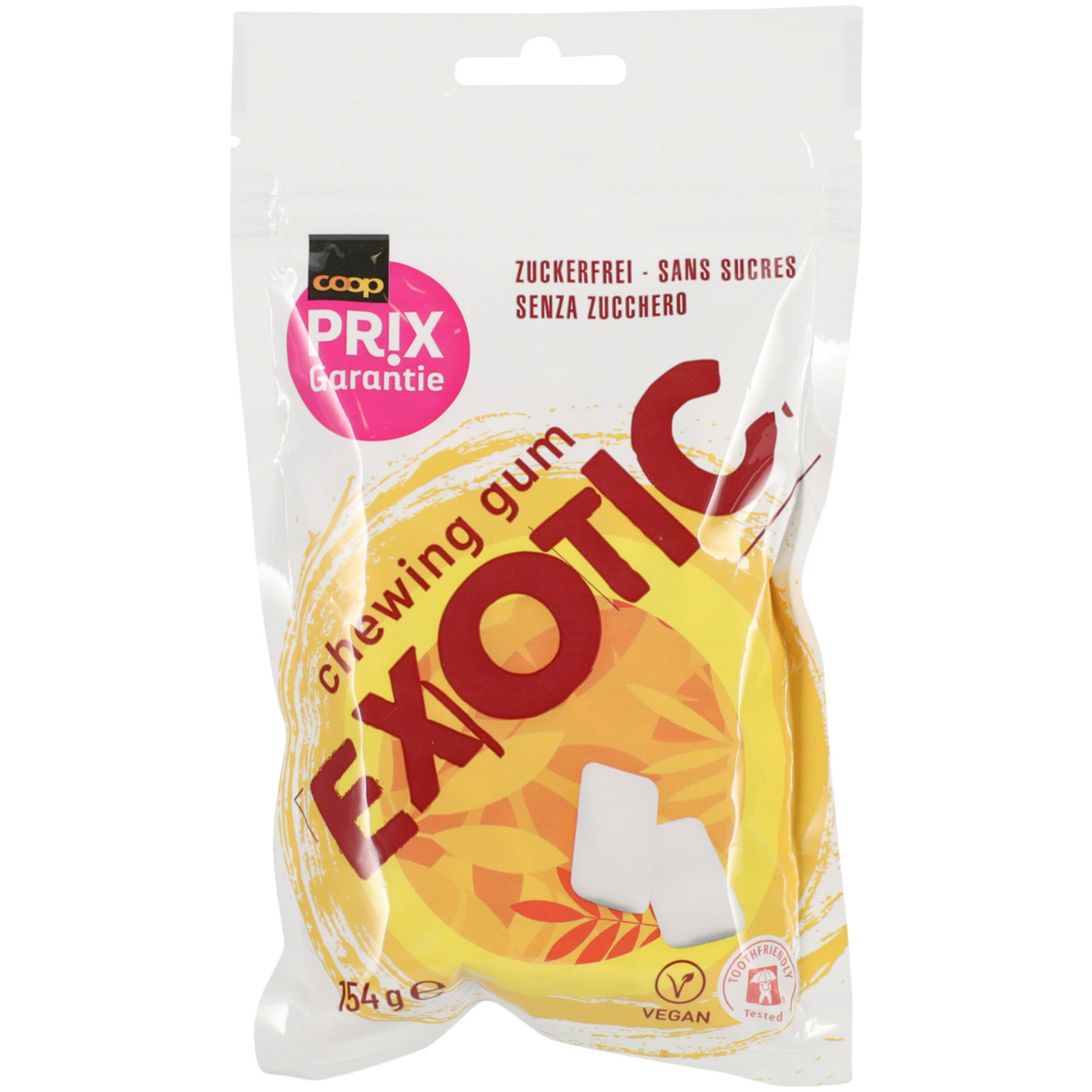 Prix Garantie Kaugummi Exotic ohne Zucker