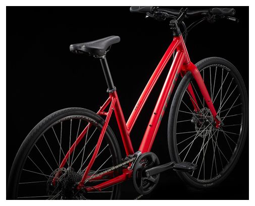 Vélo Fitness Trek FX 2 Disque Stagger Shimano Acera/Altus 9V 700 mm Rouge