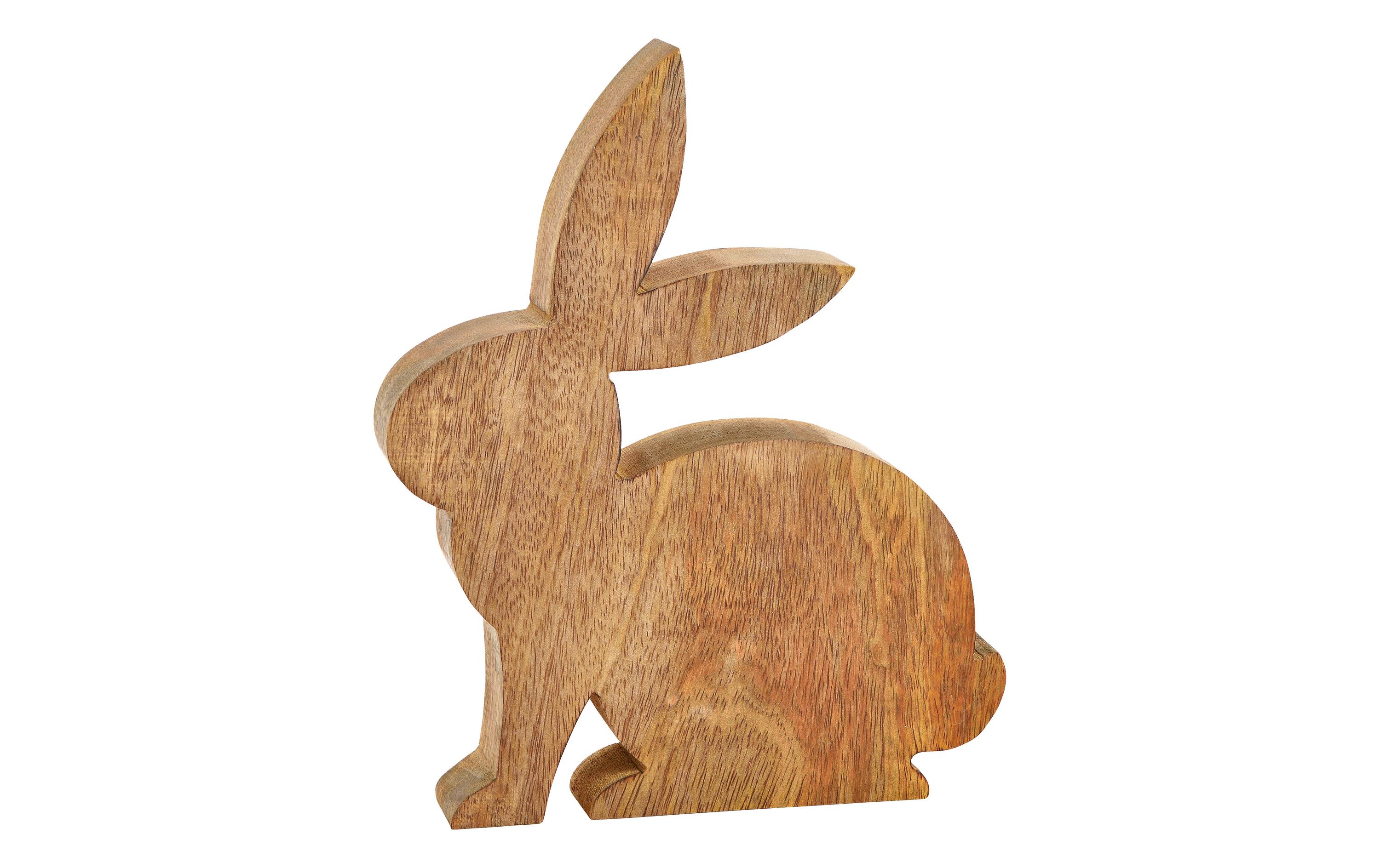 Hase 19 x 25 cm, BraunSitzender Osterhase