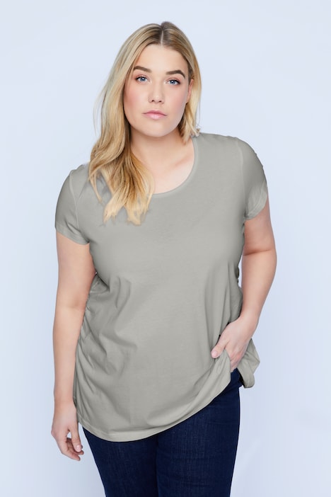 Bellieva T-Shirt, 2er-Pack, Umstandsmode, Rundhals, Kurzarm, Biobaumwolle GOTS