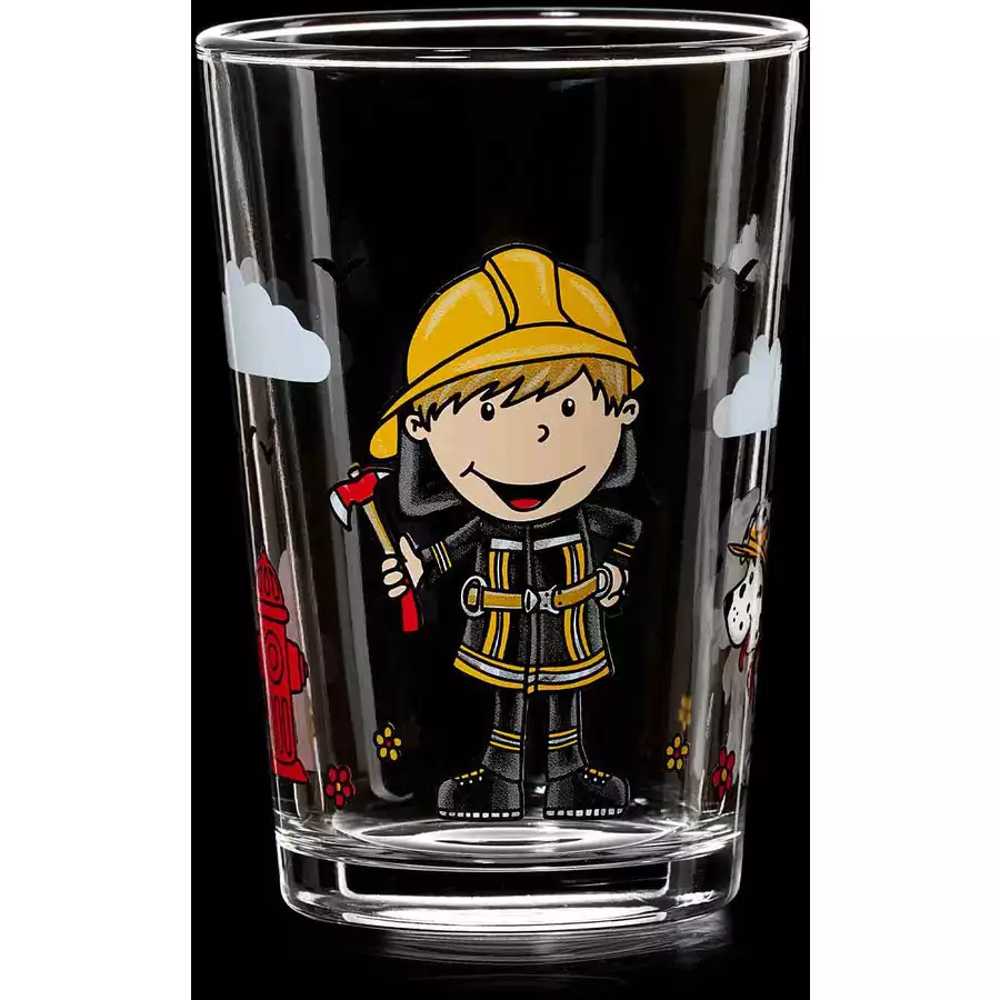 Ritzenhoff & Breker GmbH & Co. KG Kindergläser Feuerwehrmann Bernie 205 ml 24er Set bunt
