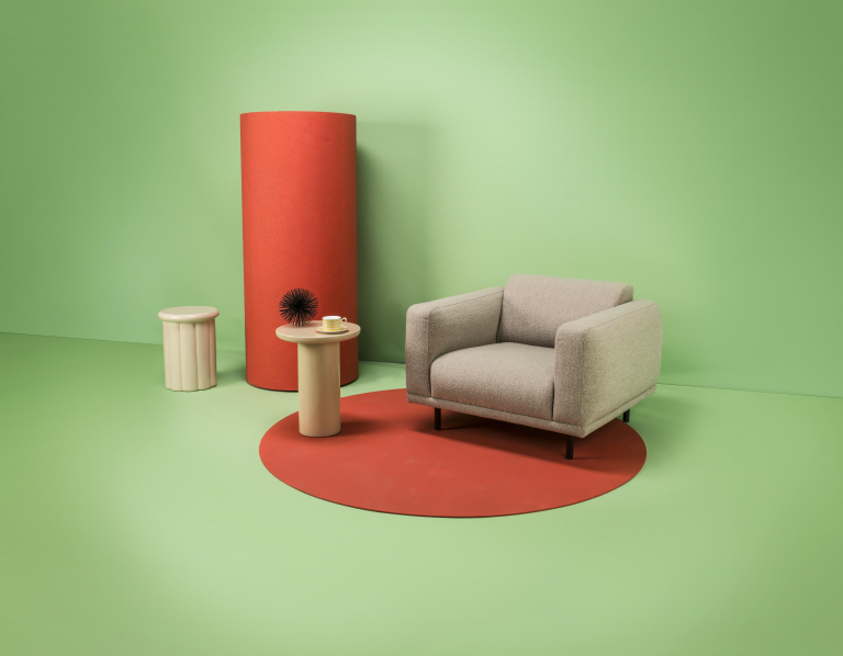 POLSPOTTEN Mob bijzettafel beige