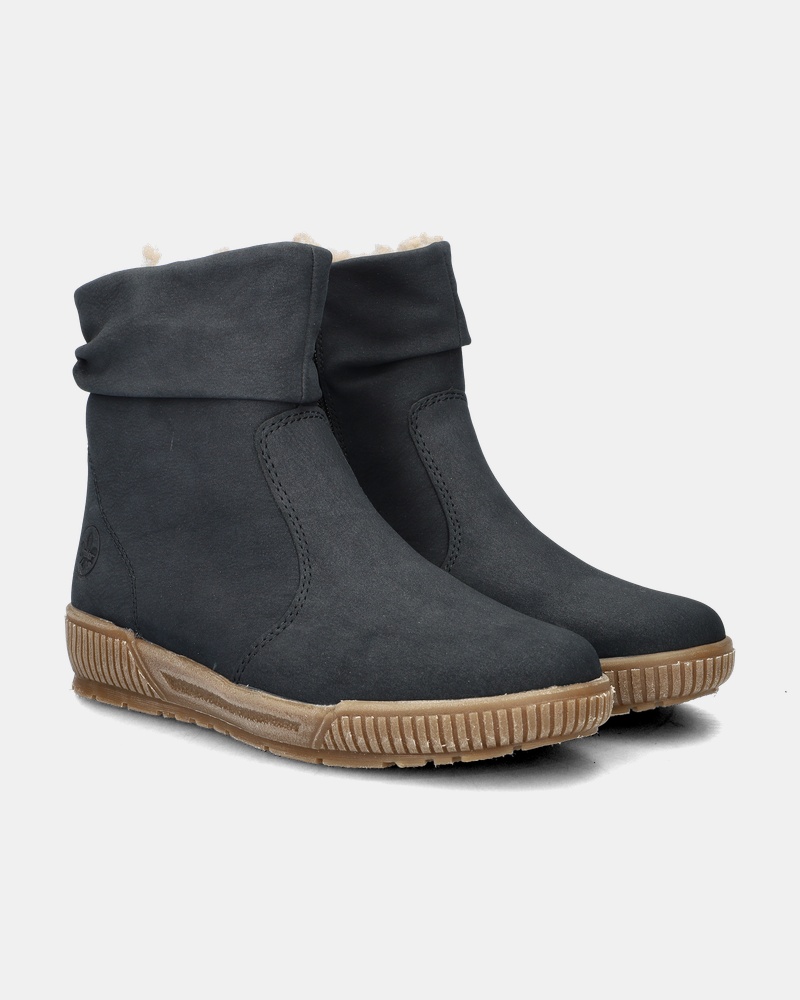 Rieker Gevoerde boots  - blauw
