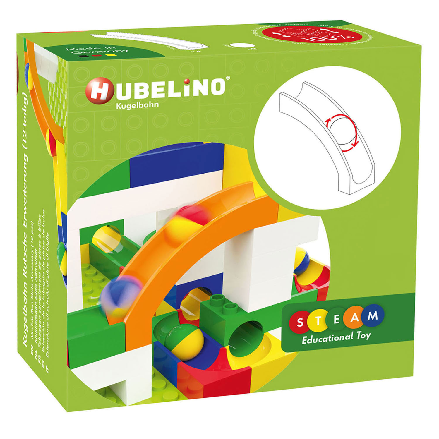 Hubelino Glijbaan Delen, 12dlg.