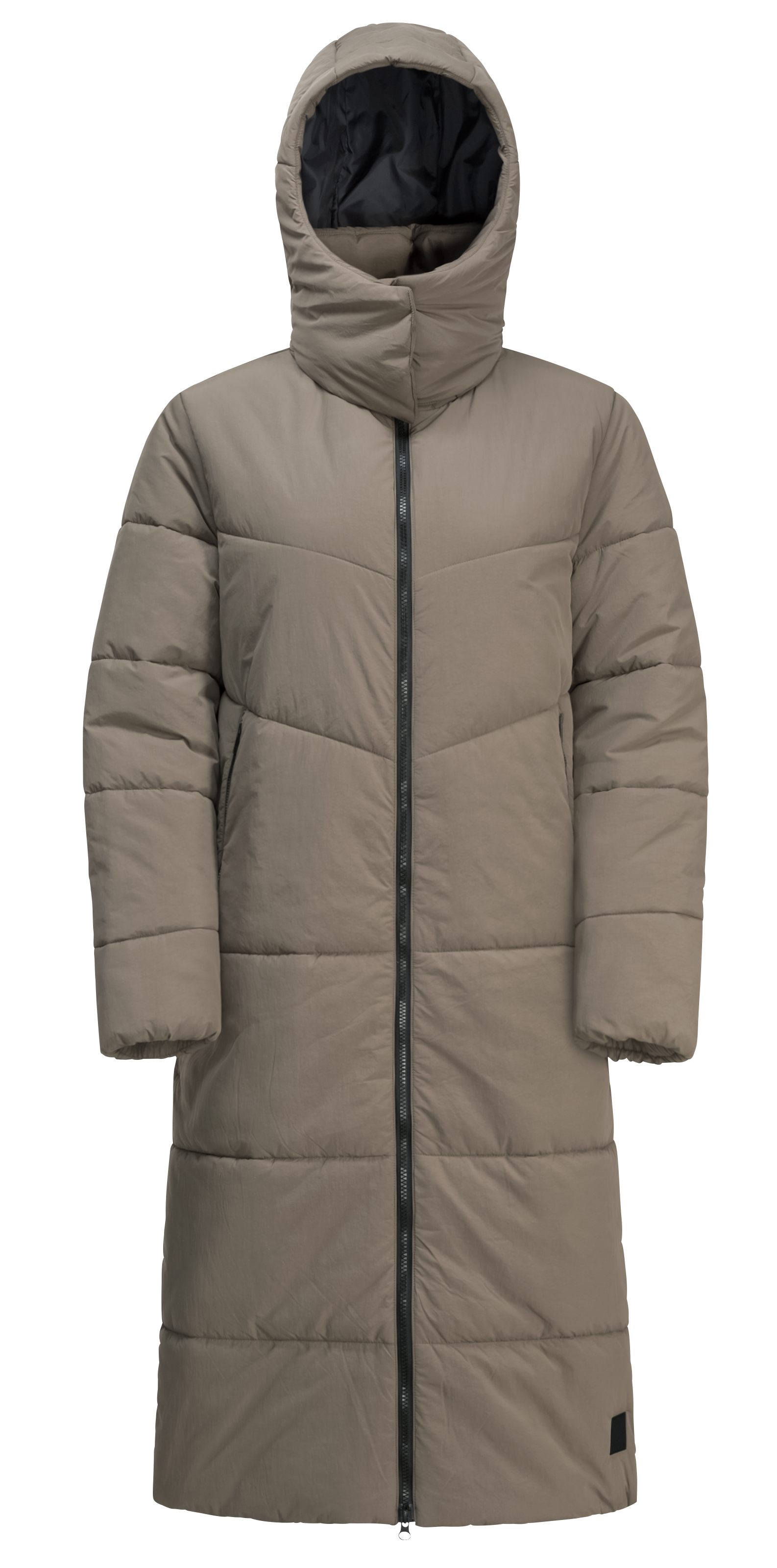 Jack Wolfskin Funktionsmantel »KAROLINGER LONG COAT W«, Wärmend, winddicht, Übergangsjacke