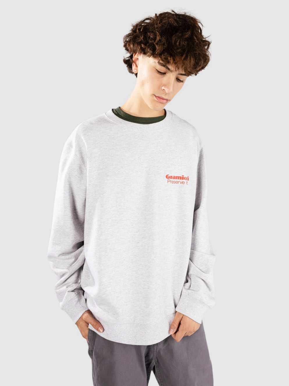 Gramicci Preserve It Sweater grey heather