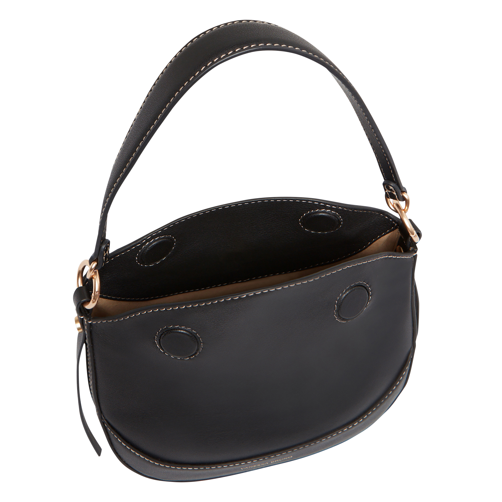 MINI DAILY - Sac épaule en cuir | Noir
