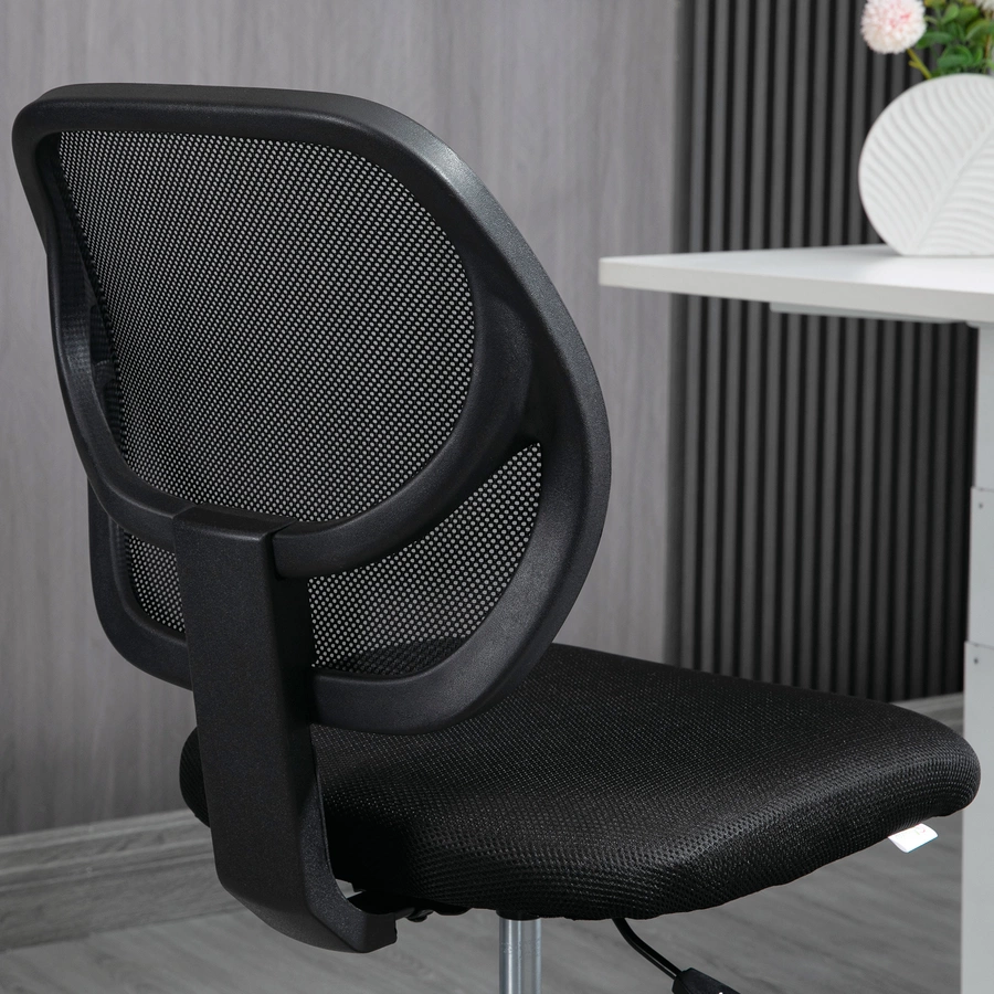 Vinsetto Bürostuhl ideal für Sitz und Stehplätze mit Fußstütze schwarz