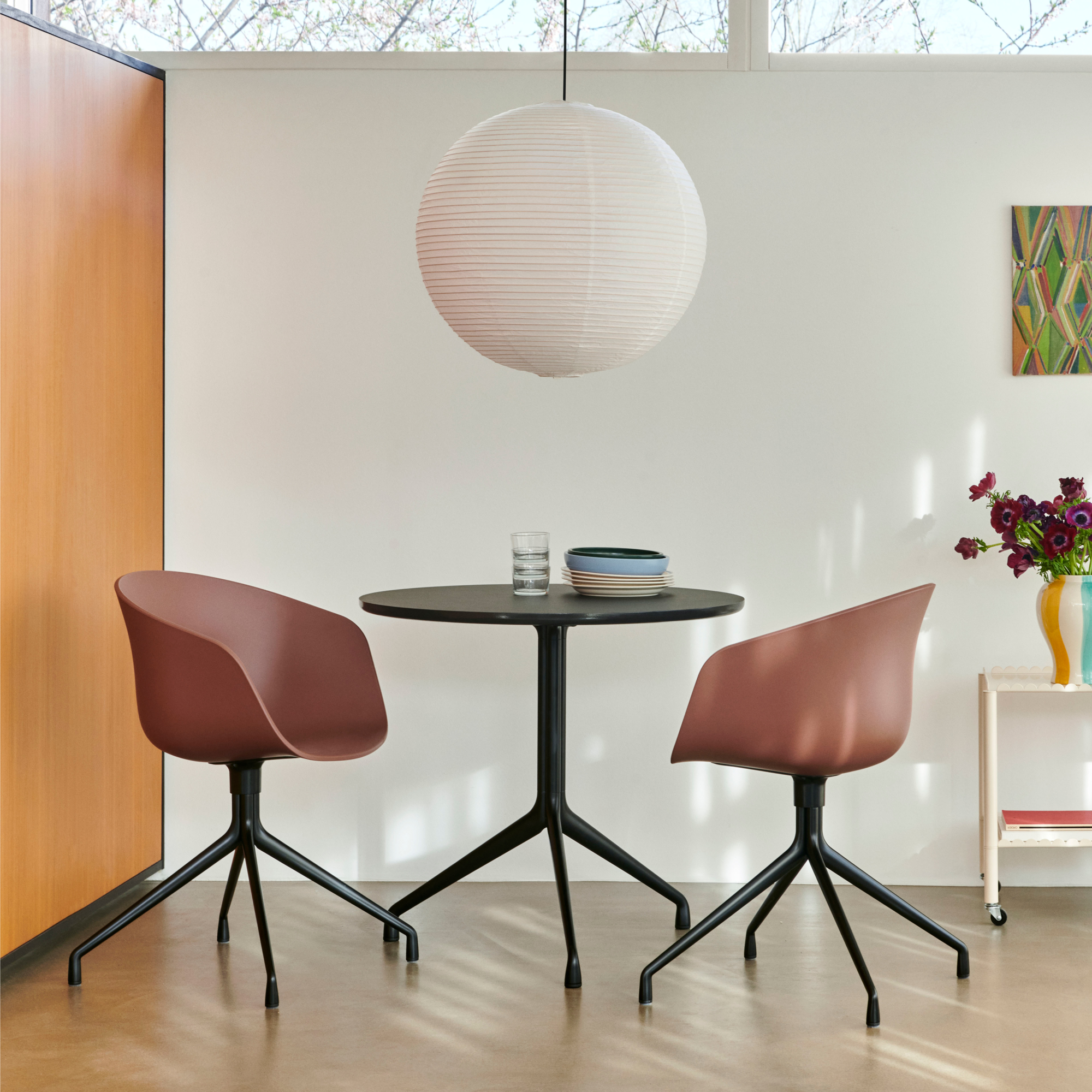 Eettafel AAT20 Ø100 cm black