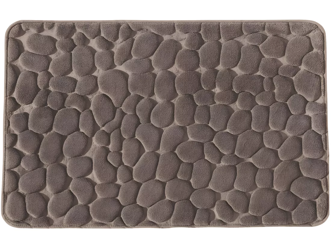 Tapis de bain galet à mémoire de forme 60x100cm