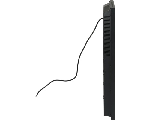 Eurom Alutherm Sani 800 wandconvectorkachel, 56x40x5,1 cm, 800 watt, met wifi en afstandsbediening, zwart