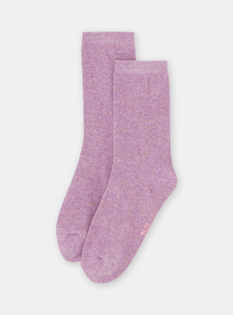 Chaussettes parme fille