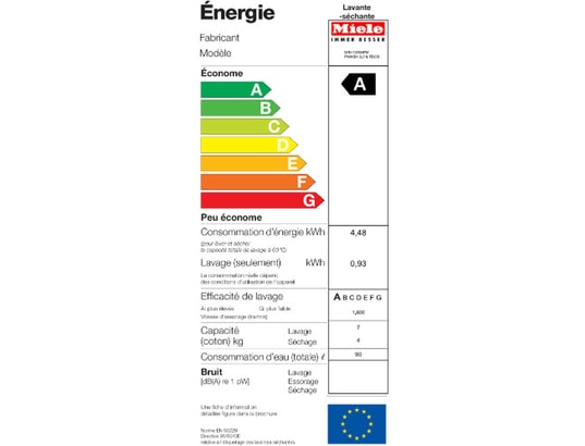 MIELE - Lave linge sechant Frontal WTH 120