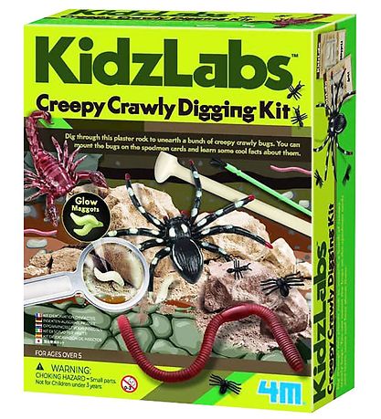 4M Grave-s?t - KidzLabs - Uhyggelig Krybende Grave-S?t