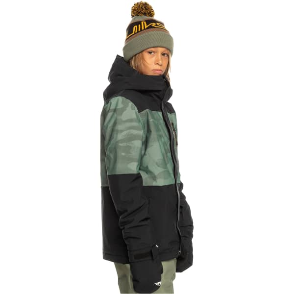 Veste de ski QUIKSILVER MISSION PRINTED SNJT SPRAY CAMO LAUREL WREATH