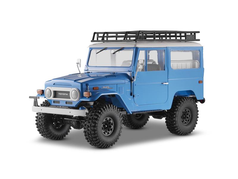 FMS Scale Crawler Toyota Land Cruiser FJ40 Blau, ARTR, 1:10 Detailgetreuer Scaler mit ABS-Hardbody