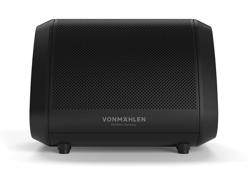 Vonmählen Bluetooth Speaker Air Beats Mini Schwarz Kompakter kabelloser Bluetooth-Lautsprecher mit bis zu 13 Stunden Akkulaufzeit