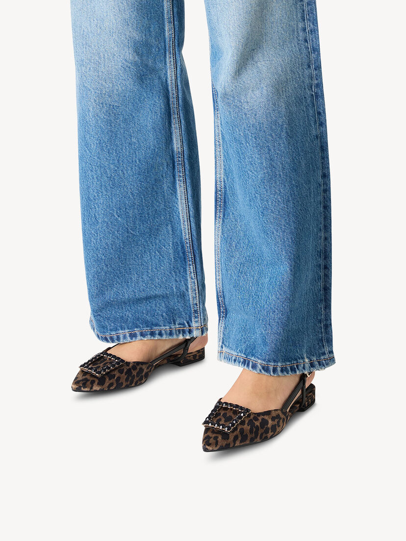Slingpumps - bruin