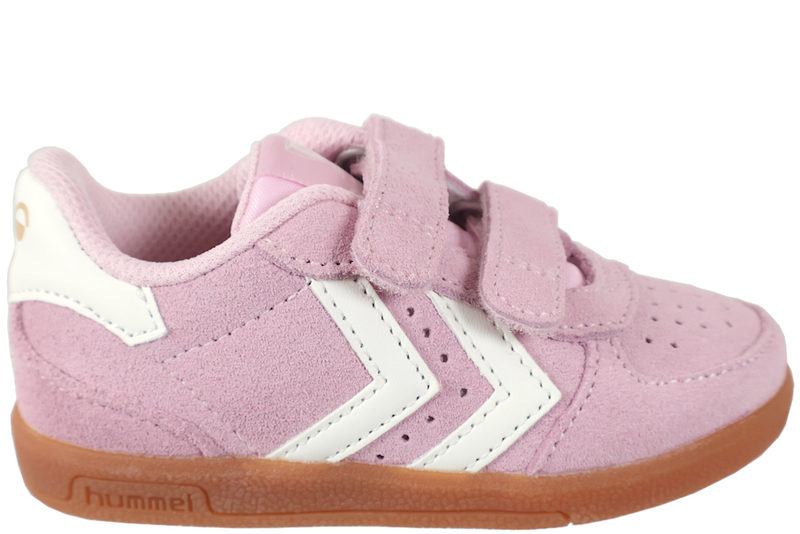 HUMMEL VICTORY SUEDE II INFANT SKO I LYSERØDT SKIND