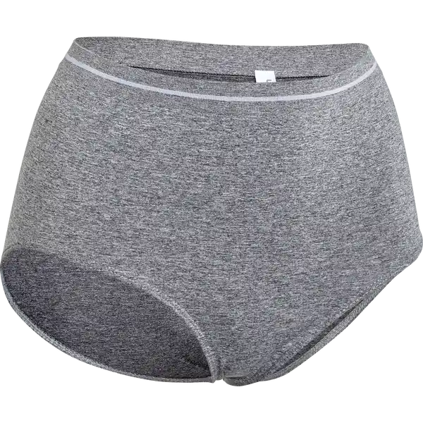 Taillenslip 2-er Set, grau-melange Gr. XL
